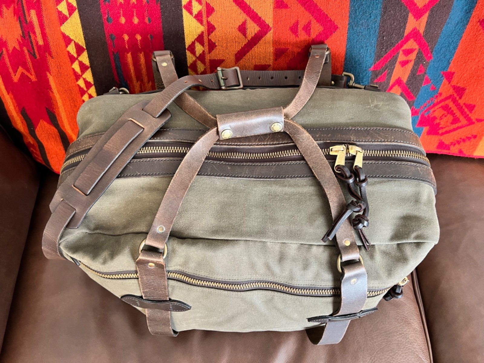 Filson Pullman 243 Large, 90’s Talon Era, Rare Find in Otter Green, Made in USA