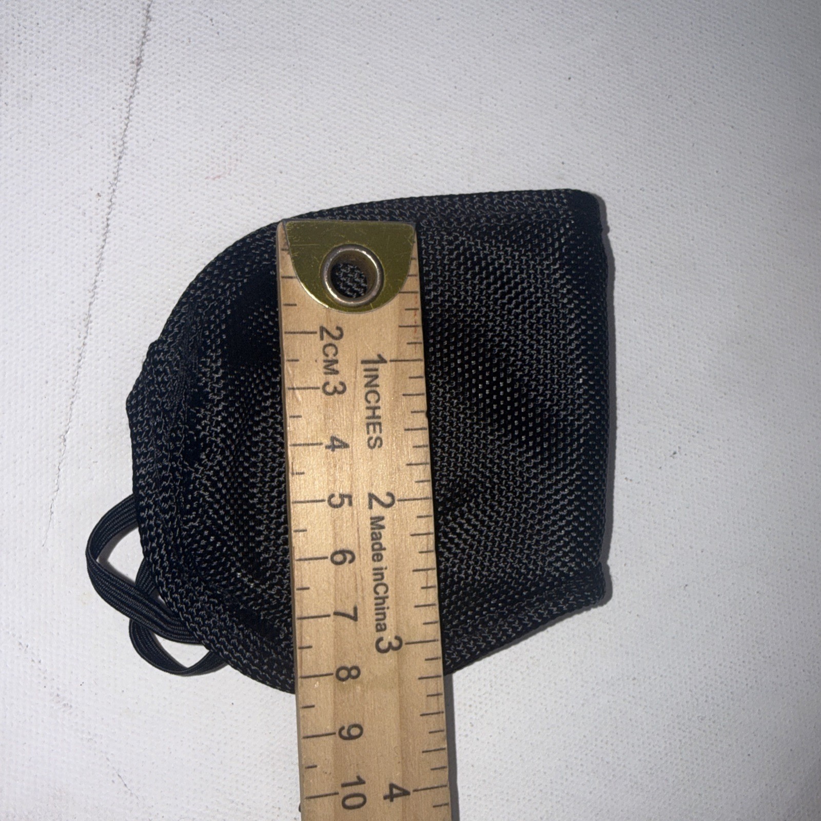 Tumi Delta Accessory Pouch Bag Zip Case Black Makeup Toiletry Travel & Eye Mask