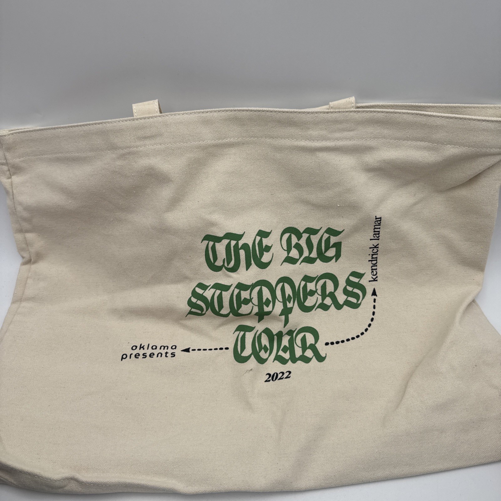 Kendrick Lamar Large Tote Bag The Big Steppers 2022 Tour Merch 20″x15″