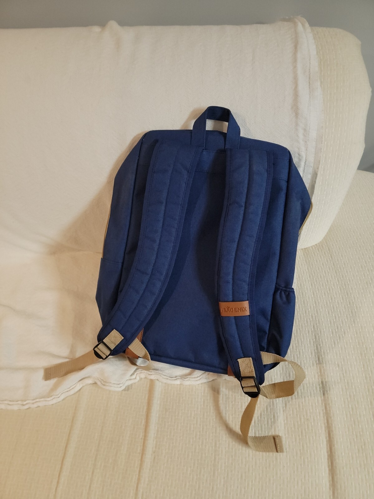 ISAGENIX Large Canvas Backpack NEW Men or Women 16X12X6 NEW FAST SHIP