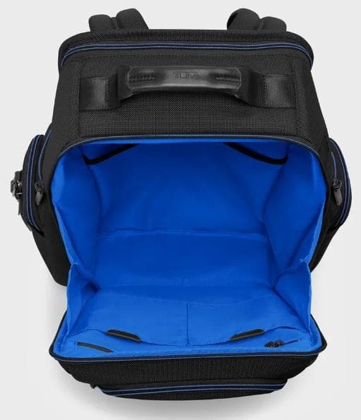 TUMI ALPHA Brief Pack BLACK ULTRA BLUE