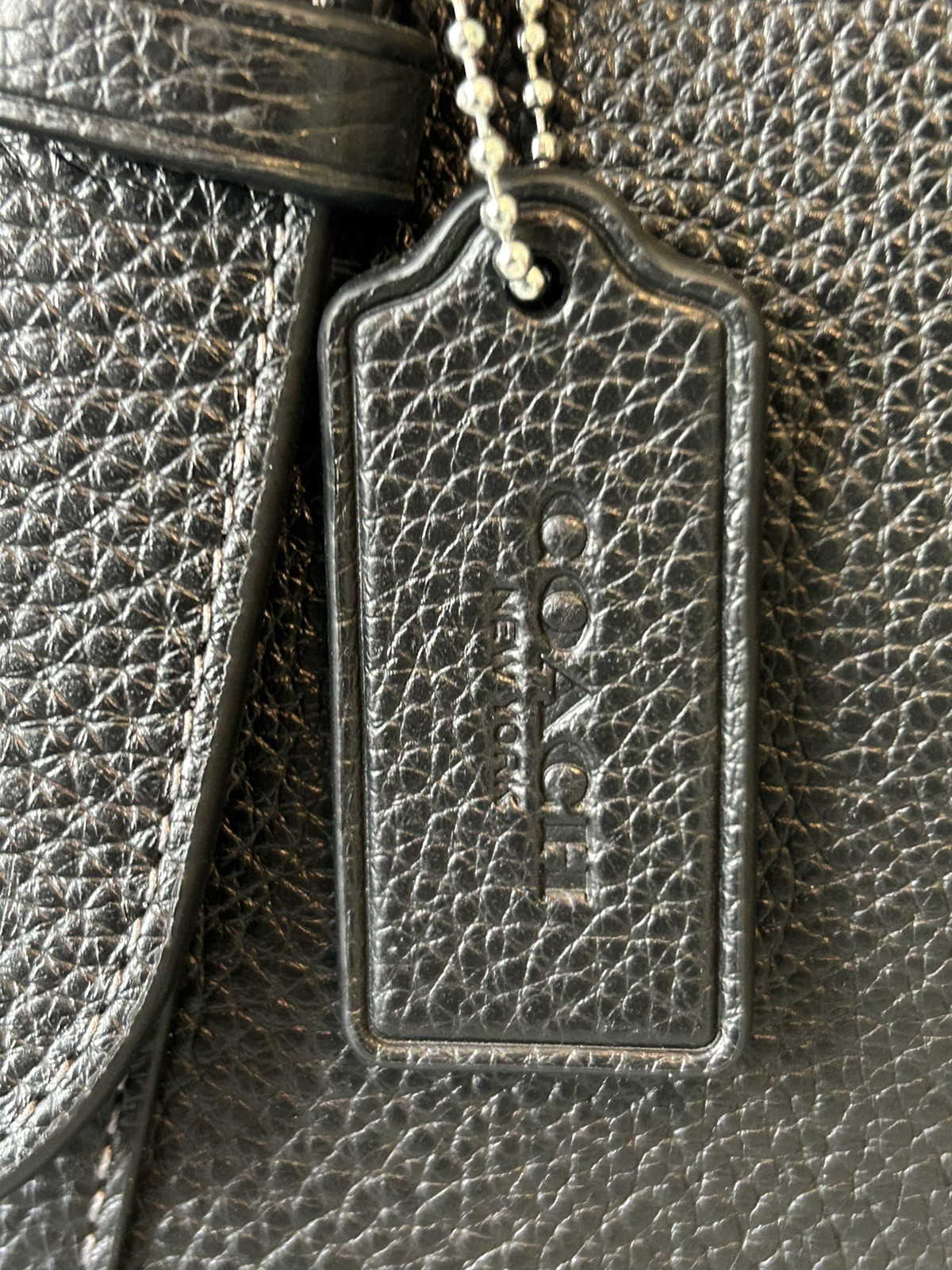 NWT Coach Unisex Warner Tote Bag Crossbody In Leather/Silver/Black CW213