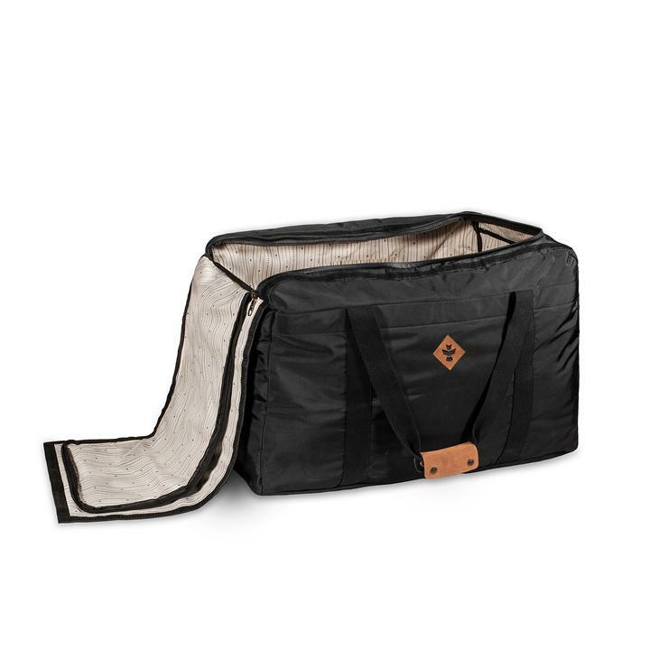 Revelry HANDLER Smell Proof Bin Bag 27 Gallon Duffle BLACK Water Resistant