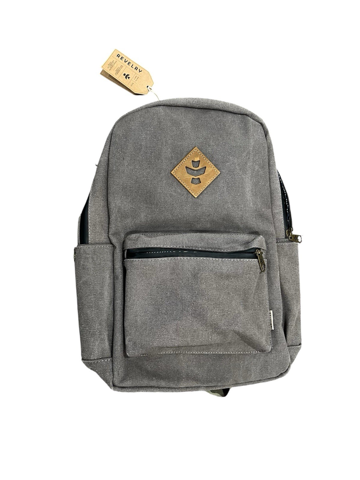 Revelry Gray smell proof water resistant Backpack NWT