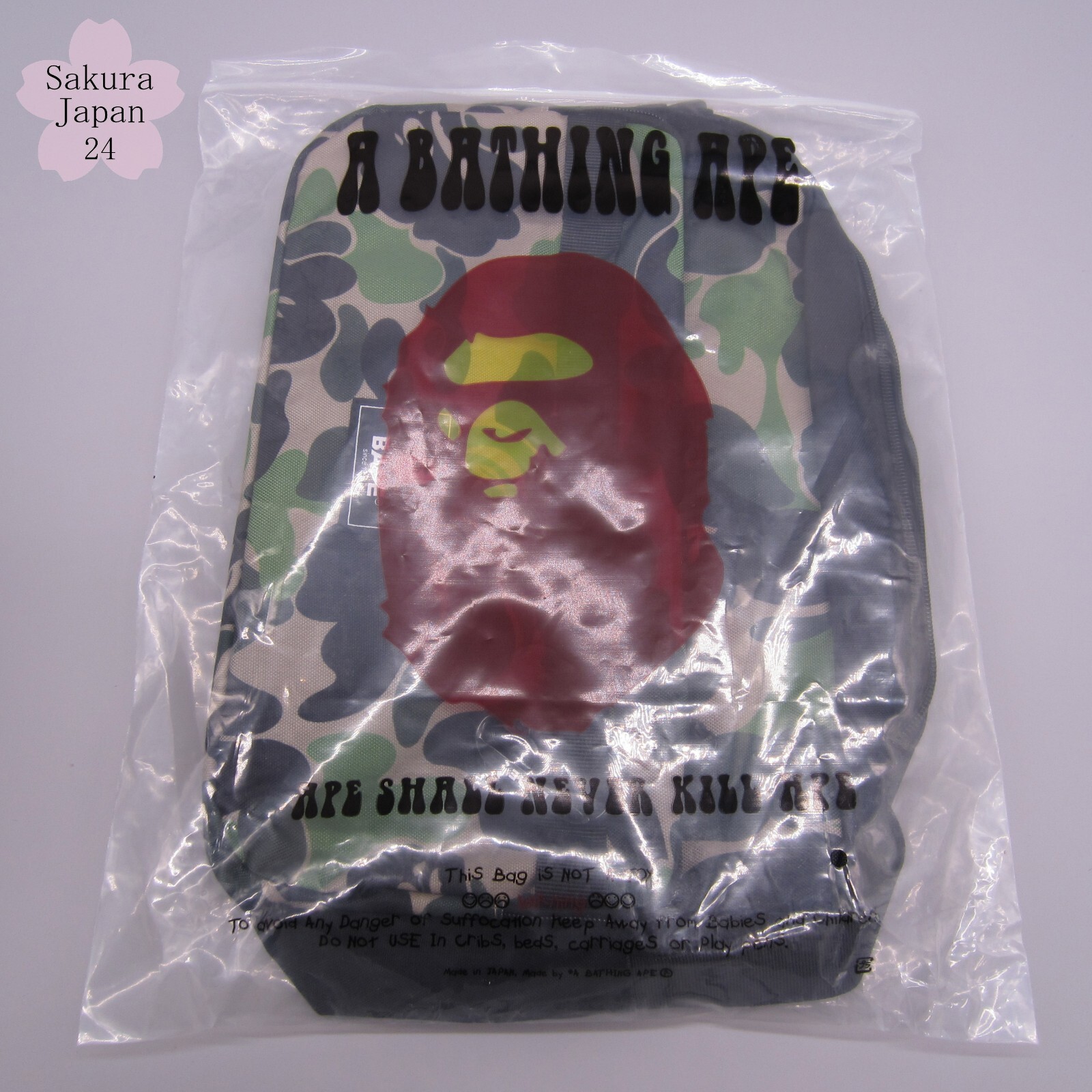 BAPE A Bathing Ape Shoulder Bag Camo Green 2021 AW & Black 2022 AW Mag Free Gift