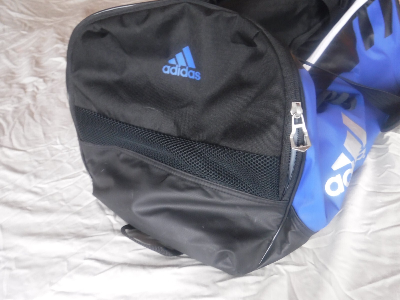 Adidas Hydro Shield Blue and Black Duffle Bag