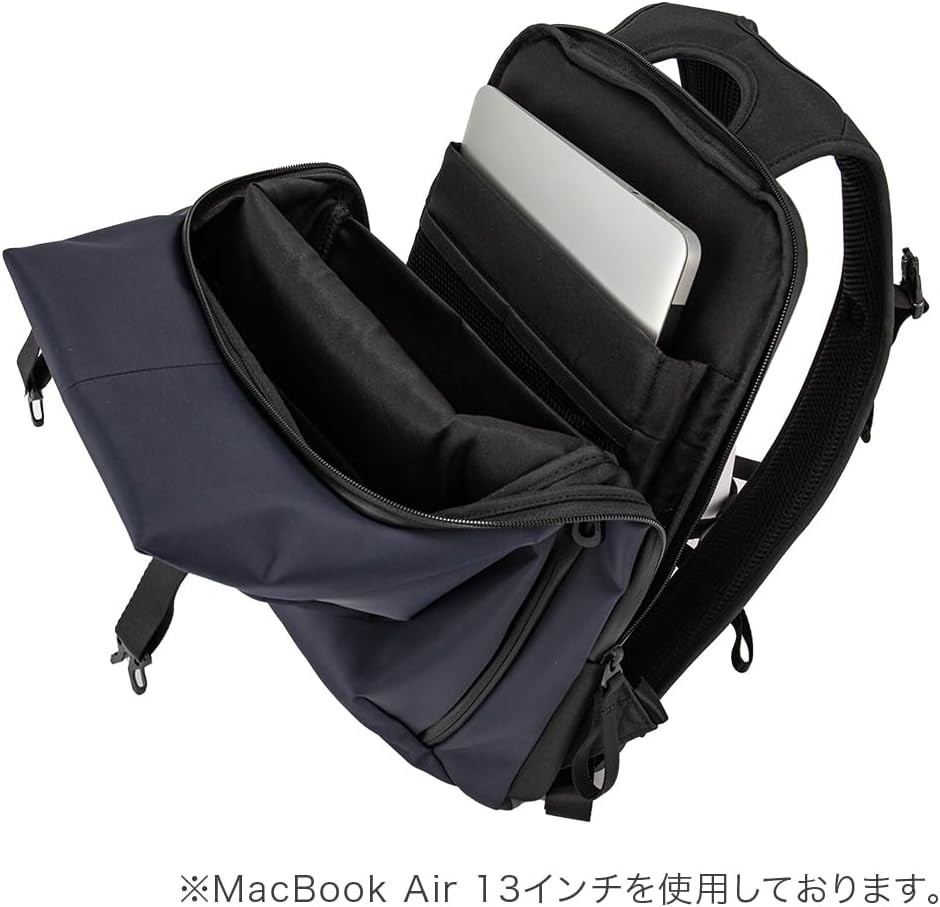 Cote & Ciel Backpack Monkey Sleek Saru Blue Rucksack Daypack MSRP $450 USD