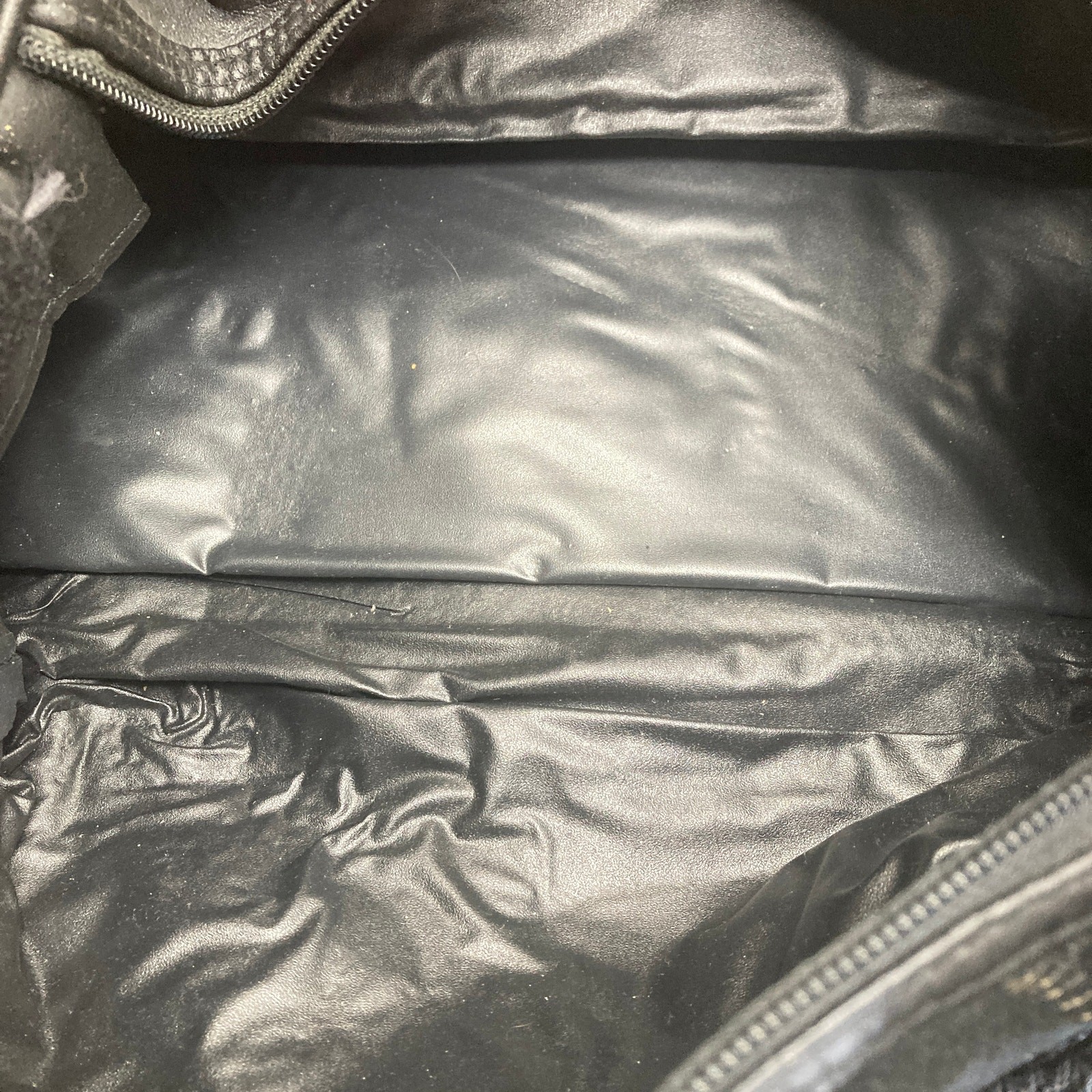 Steve Lawrence Leather Medium Duffel Bag Las Vegas Singer Crooner Celebrity