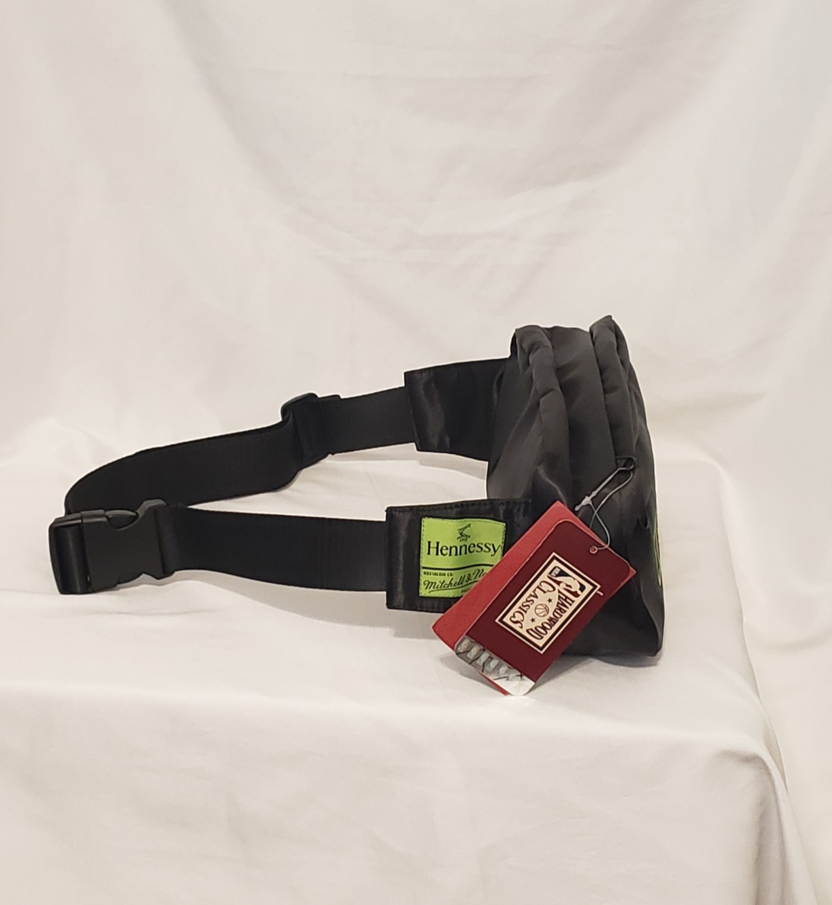 Mitchell & Ness NBA Hennessy Neon Concrete Fanny Pack Waist Bag Black One Size