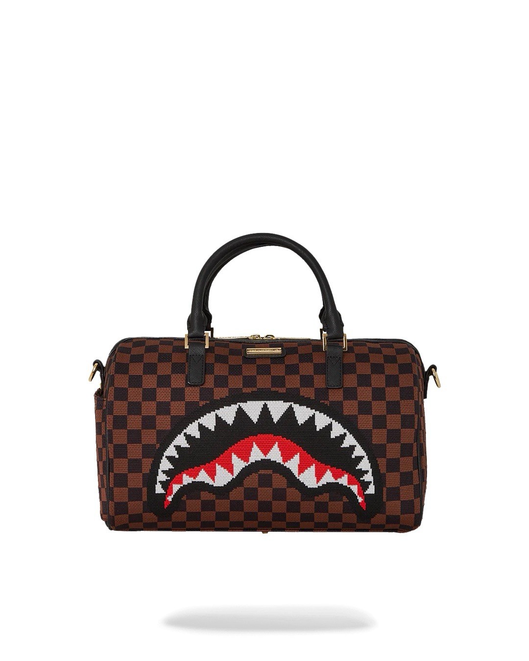 Sprayground Kyotoknit Sharks In Paris Mini Duffle Bag – NWT Stylish W/Strap 🔥