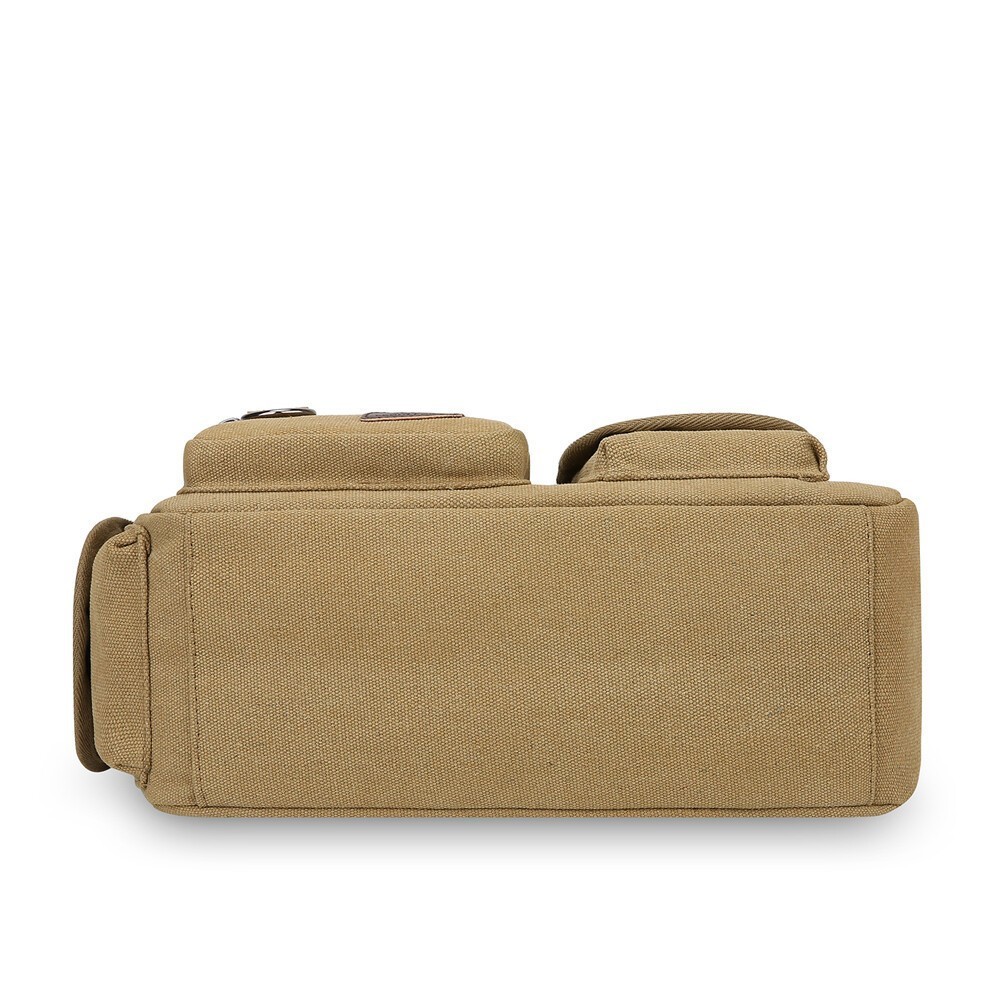 Men’s Canvas Crossbody Bag Vintage Messenger Satchel Casual Daypack Shoulder Bag