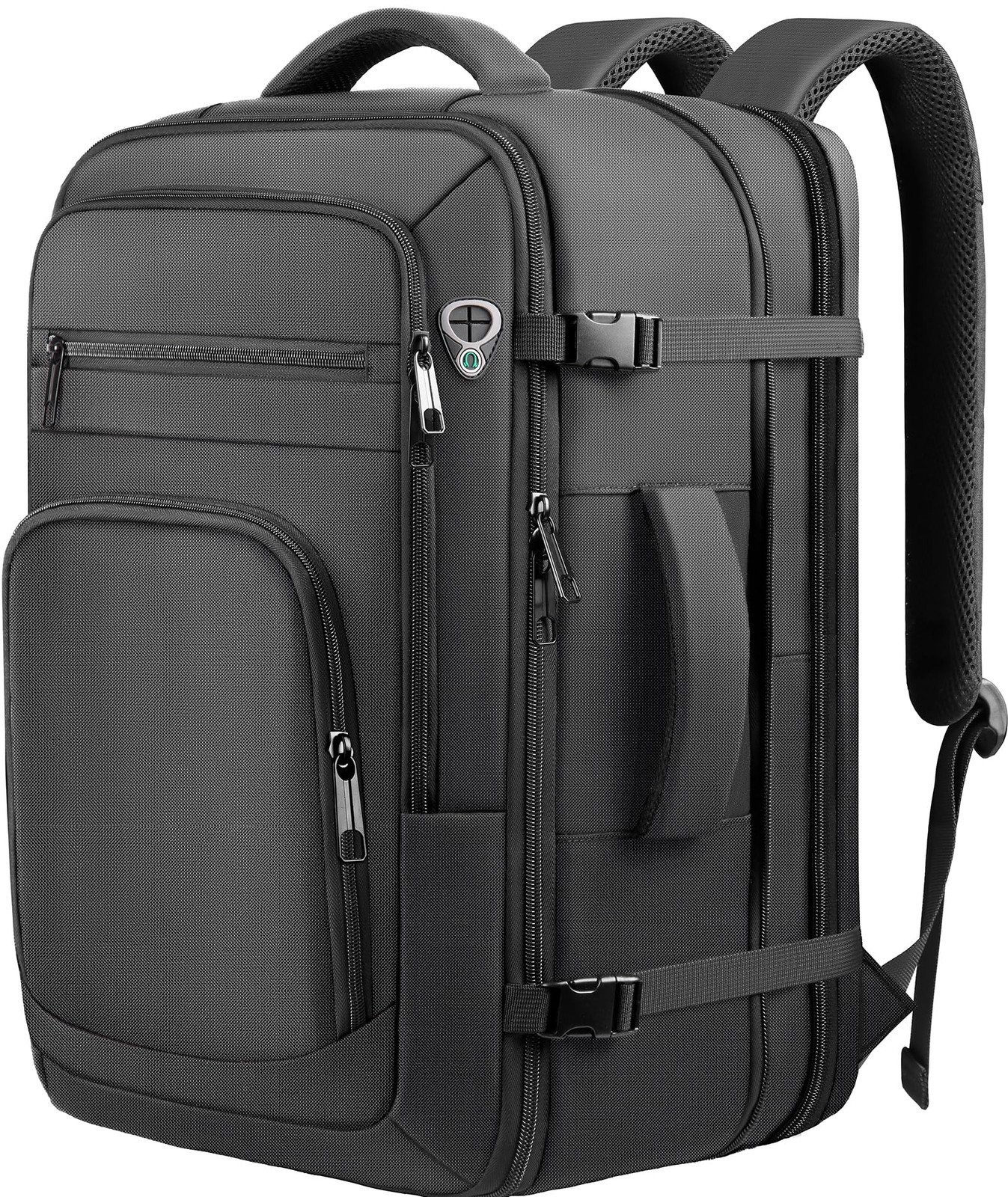 Roomy Travel Backpack,Expandable 40L-50L Carry On Backpack For 17.3″ Laptop