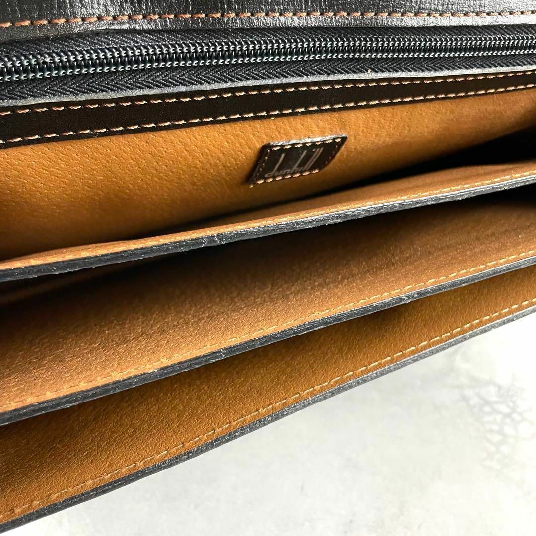 Dunhill Business Bag A4 storage briefcase for men brown dial lock 32×38.5×6cm