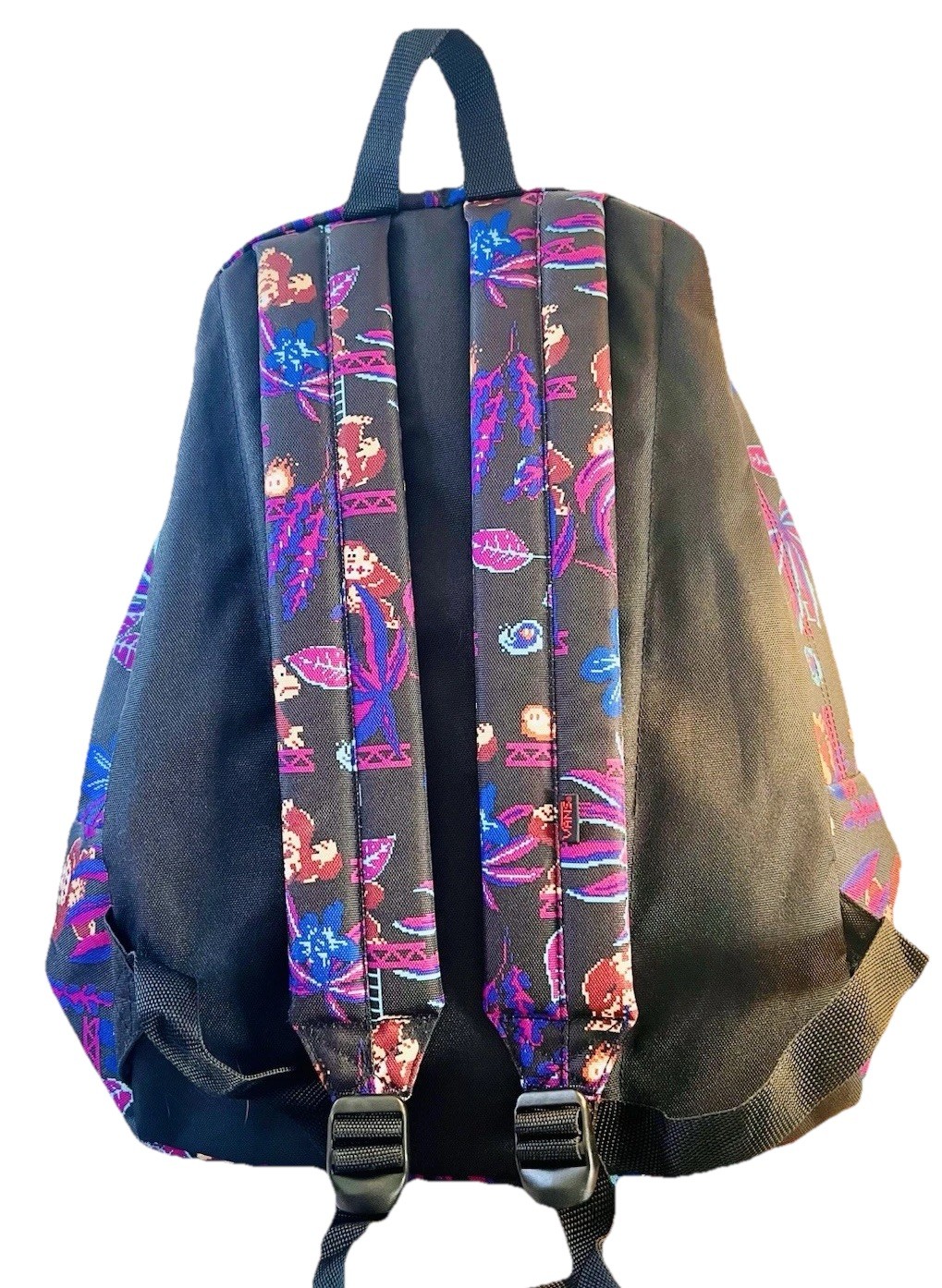 Vans Nintendo Donkey Kong Backpack Retro Gaming Collab NWOT Black Multicolor