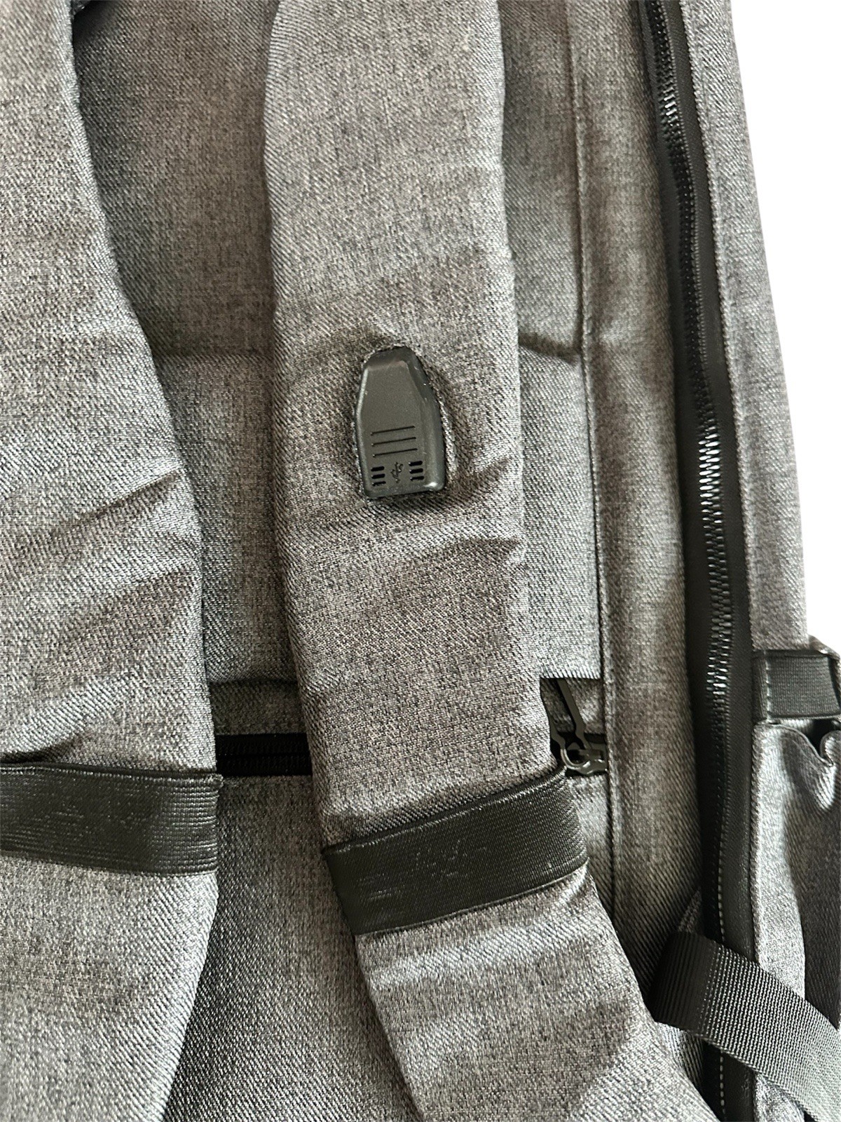 Stryker Tech Organizer Sling Bag w/ USB Charging Port Travel Gear Backpack Gray