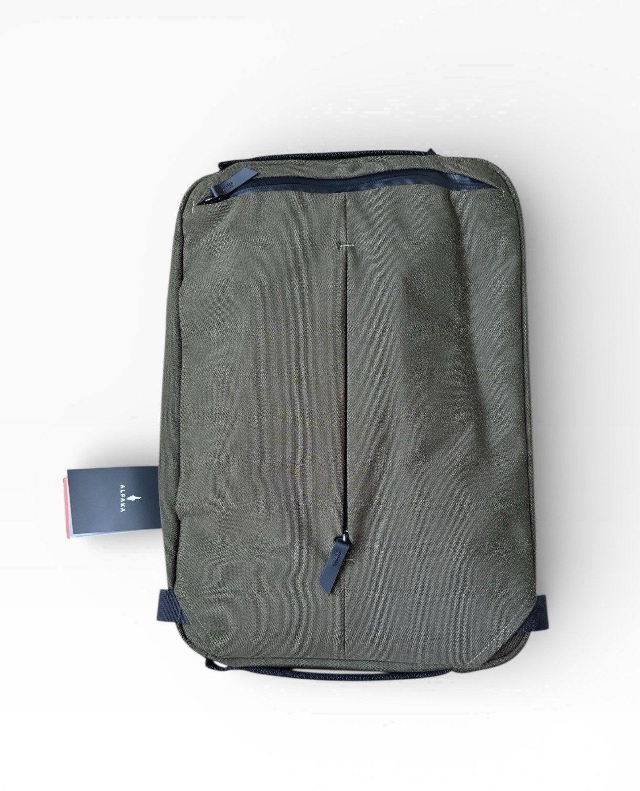 NWT Alpaka Elements Tech Brief Pro Laptop Bag/Backpack Army Green Axoflux 600D