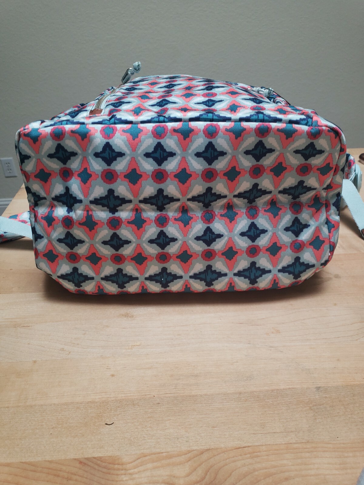 Vera Bradley Lighten up Study Hall Backpack, Water Geo