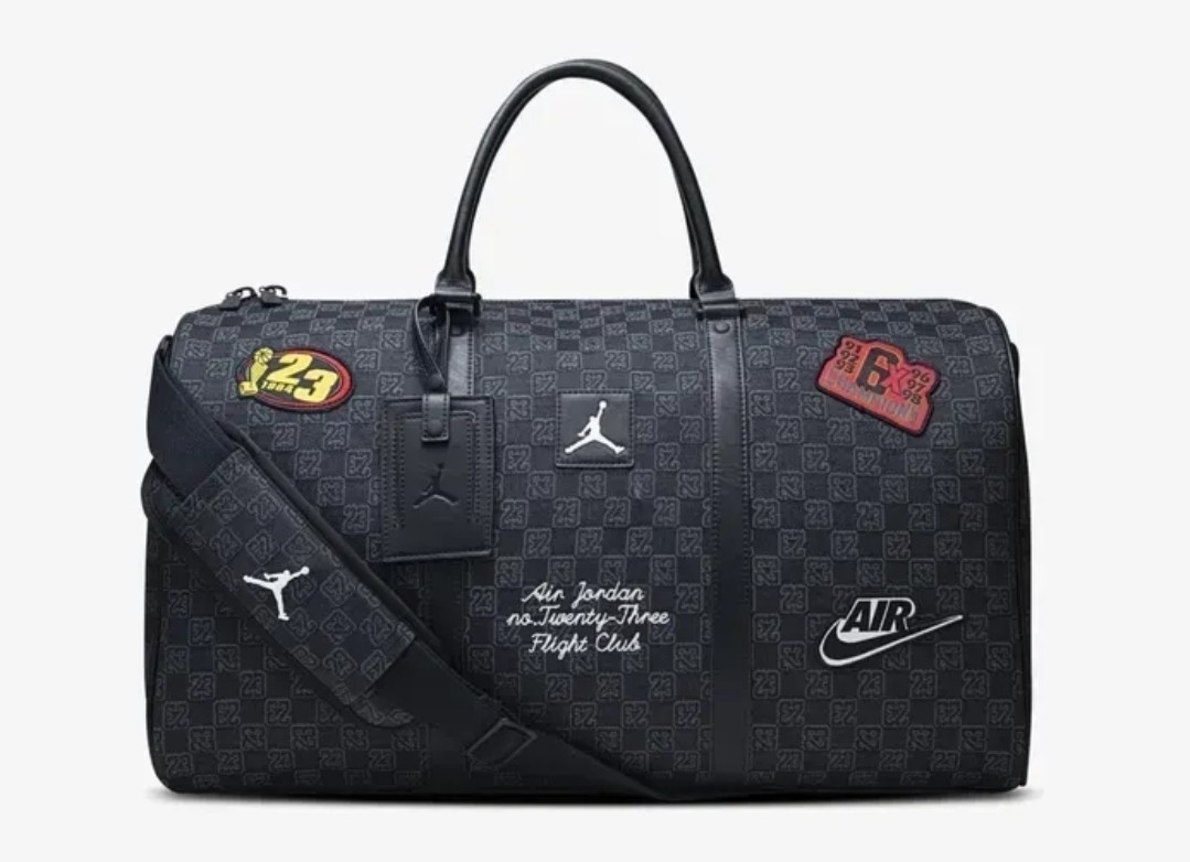 New WT Jordan Monogram Luxury Duffle Bag Luggage Travel Vacation Champion Nike