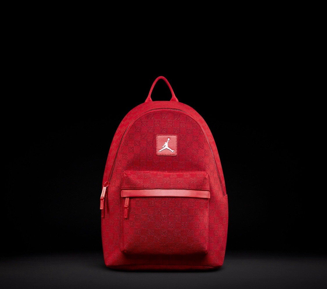 New Authentic Nike Jordan Monogram Full-Size Backpack Boss Red Limited Edition