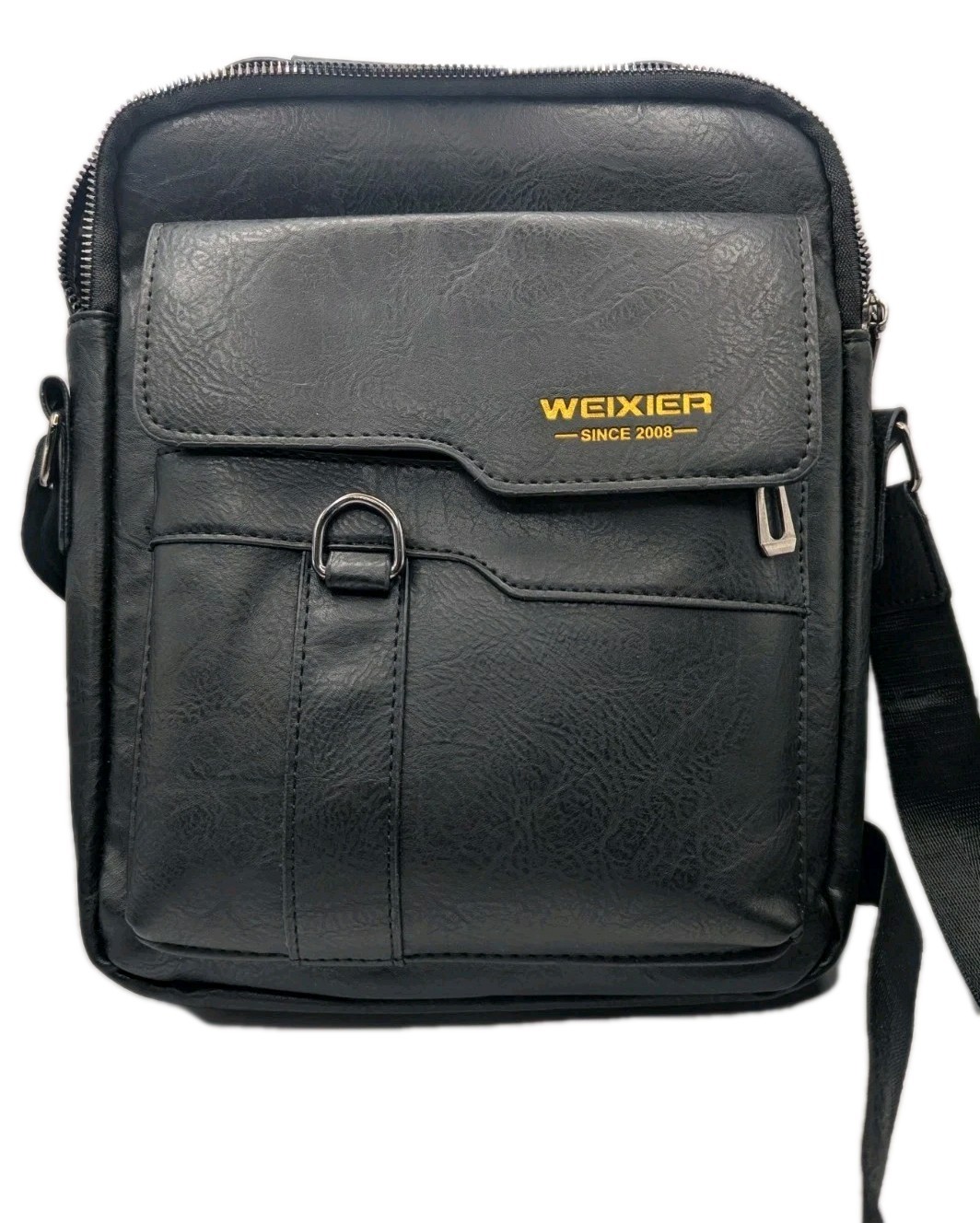 WEIXIER Men’s Crossbody Bag Shoulder Bag PU Leather Messenger Bag Handbag