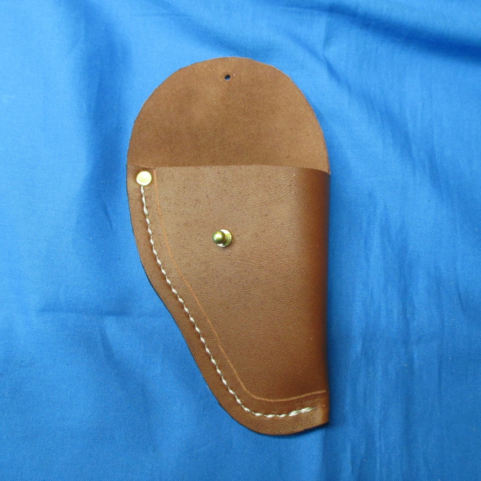 Leather Coin Pouch Holster Shaped, Carry in Pocket Glove Box or Armrest Console.