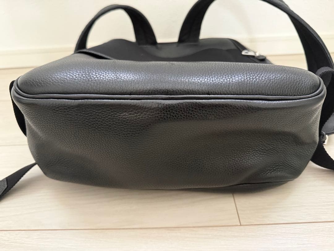 Bally CORNEL.O Leather Backpack Black 30cm 39cm 13cm From Japan