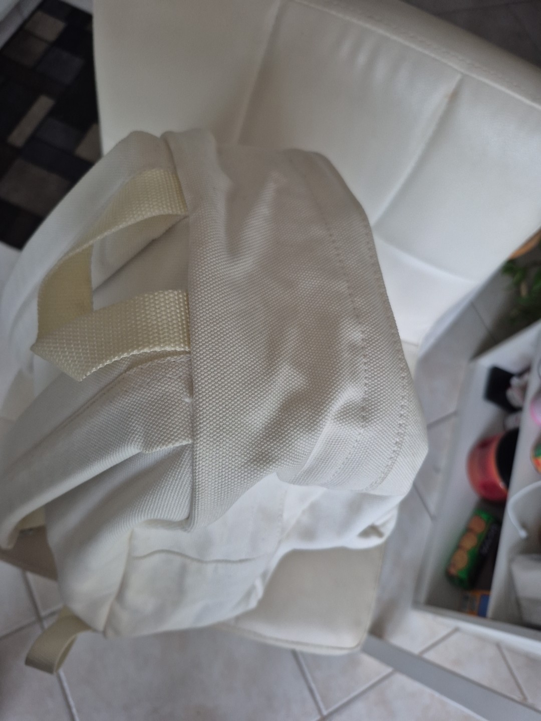 Supreme Canvas Backpack White Box Logo FW20 2020