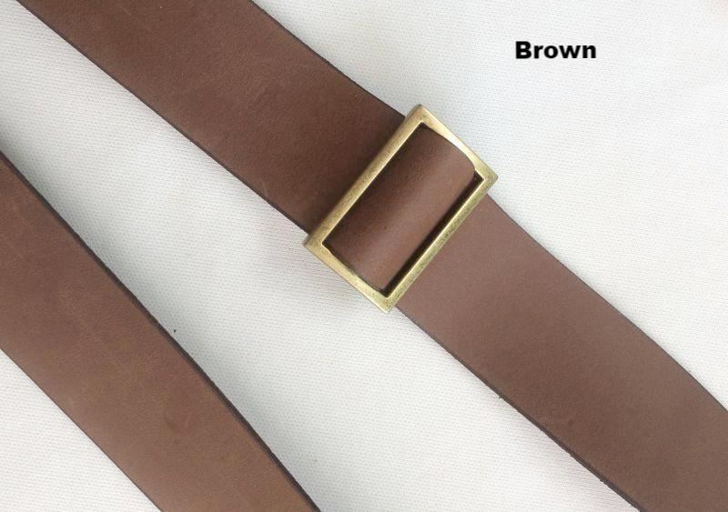 1″ Quality Leather Adjustable Convertible Slide Cross Body Bag Strap – 3 colors