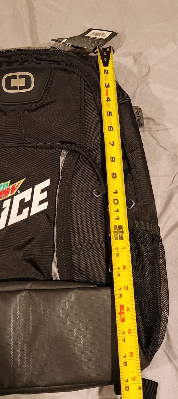 OGIO Bolt Pack Backpack Checkpoint Friendly Mountain Dew Ice Promo Bag EUC