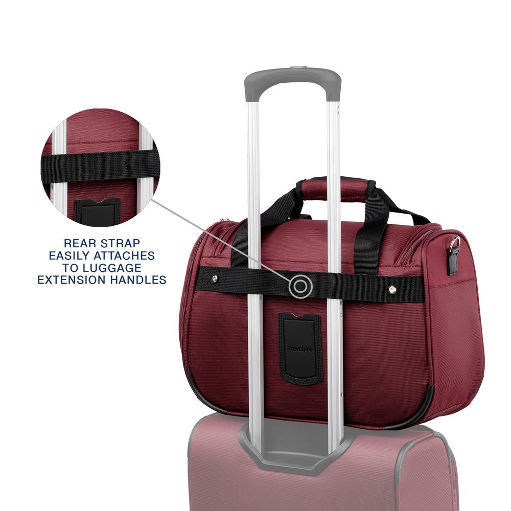 Travelpro Maxlite 5 Softside Lightweight Underseat Tote, Burgundy 18 Inch U11
