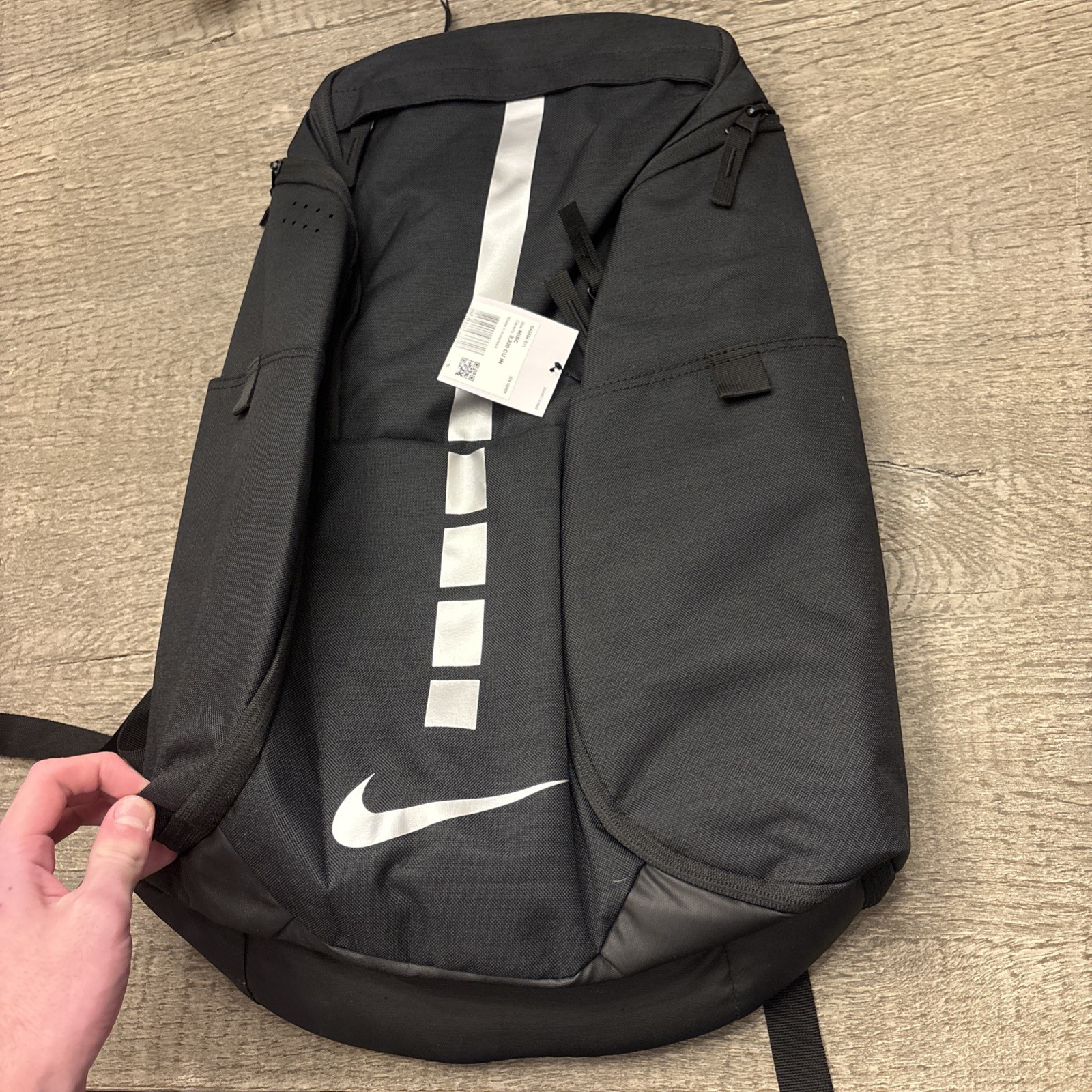Nike Hoops Elite Backpack Black Silver BA5554-011 School Basketball Laptop