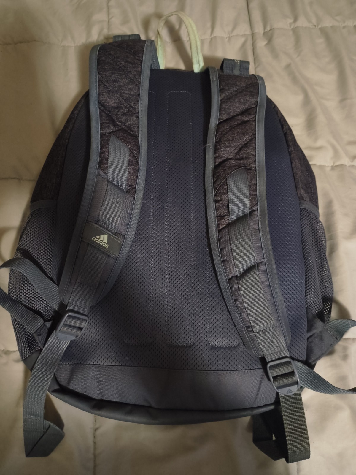Adidas Gray/Black/Teal Large Backpack w/ 5 Zip Pockets -Free Shipping!🚚-