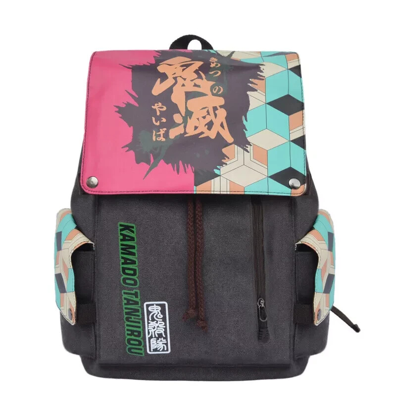 Anime Canvas Backpack Schoolbag