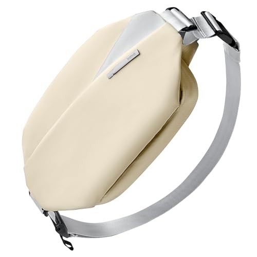 Sling Bag X, 4L Multi-pocket Crossbody Shoulder Chest Bag with Large Beige