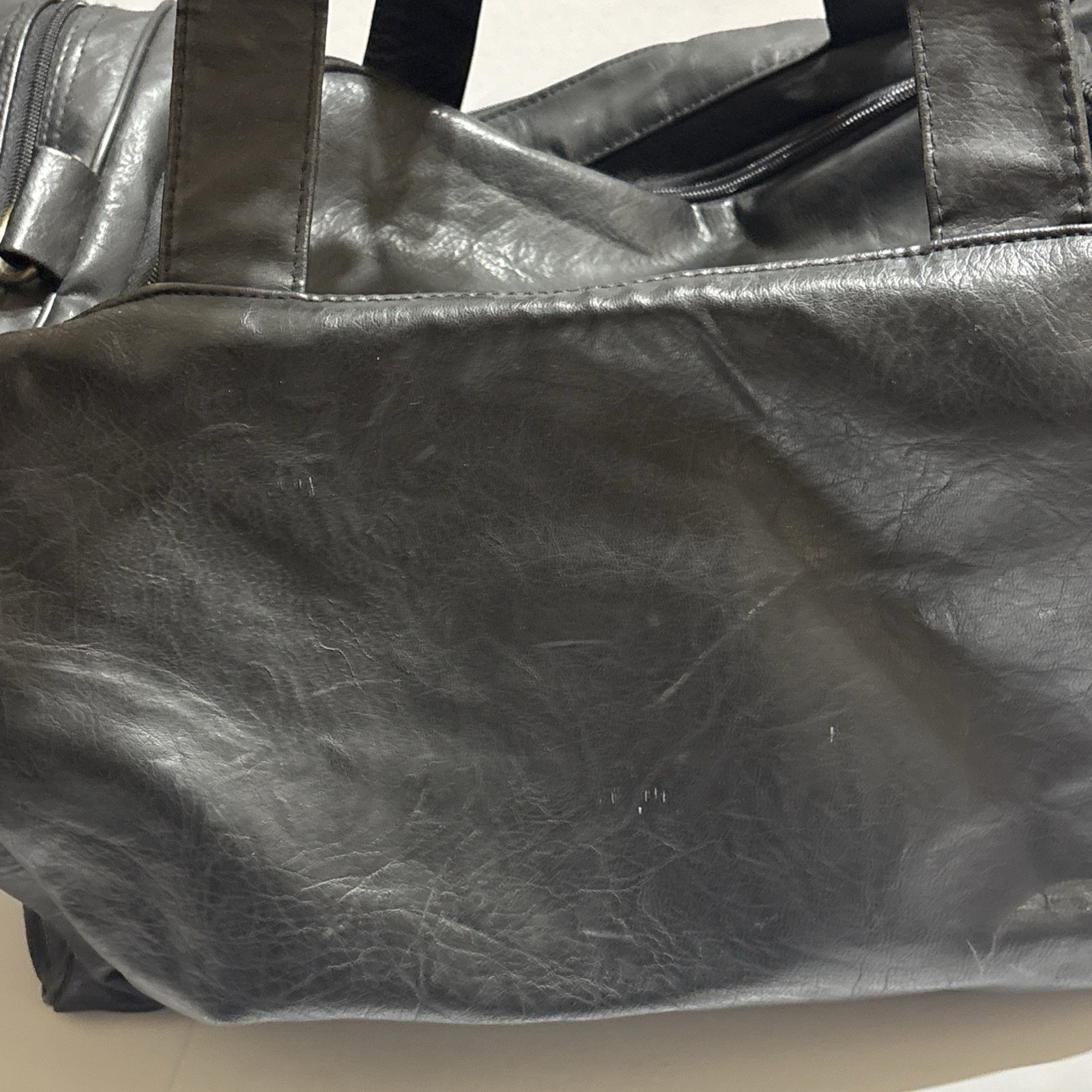 Snap-On Tools Duffle Bag Pleather Travel Gym Gear Tool Promo Rare Duffel