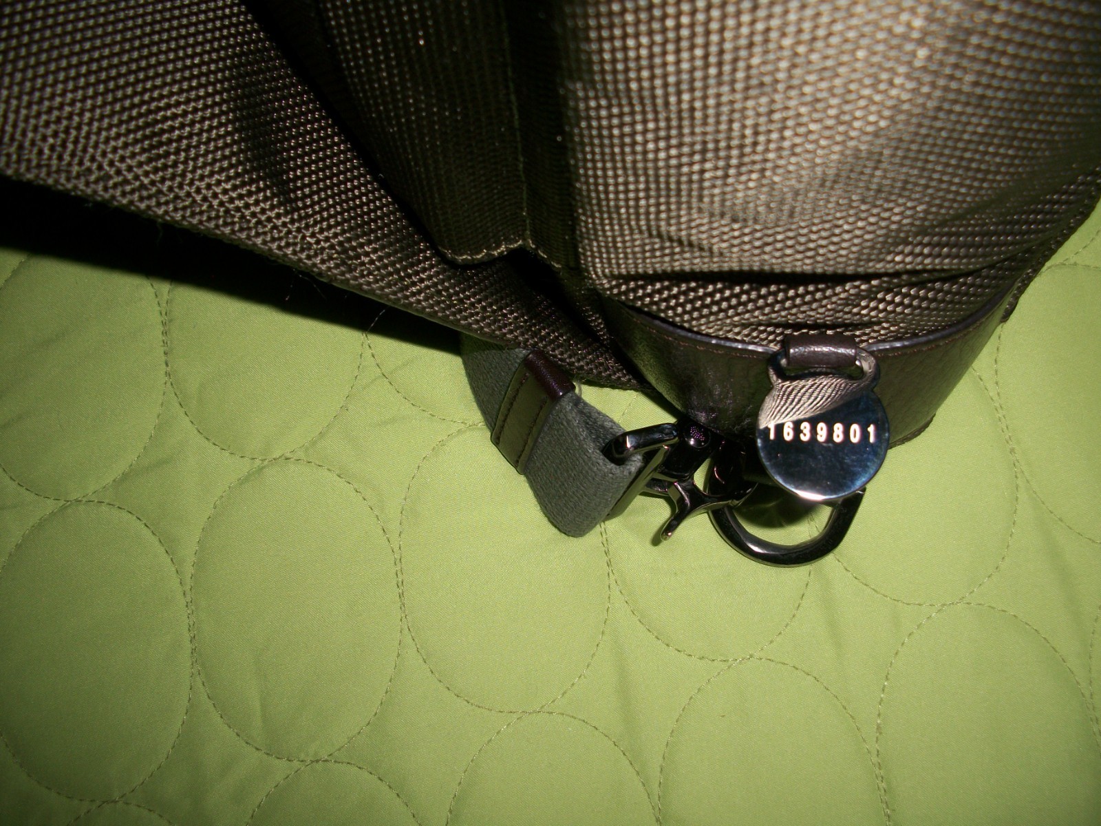 Mulberry Briefcase/Laptop Nylon/Leather Trim Shoulder/Crossbody Bag