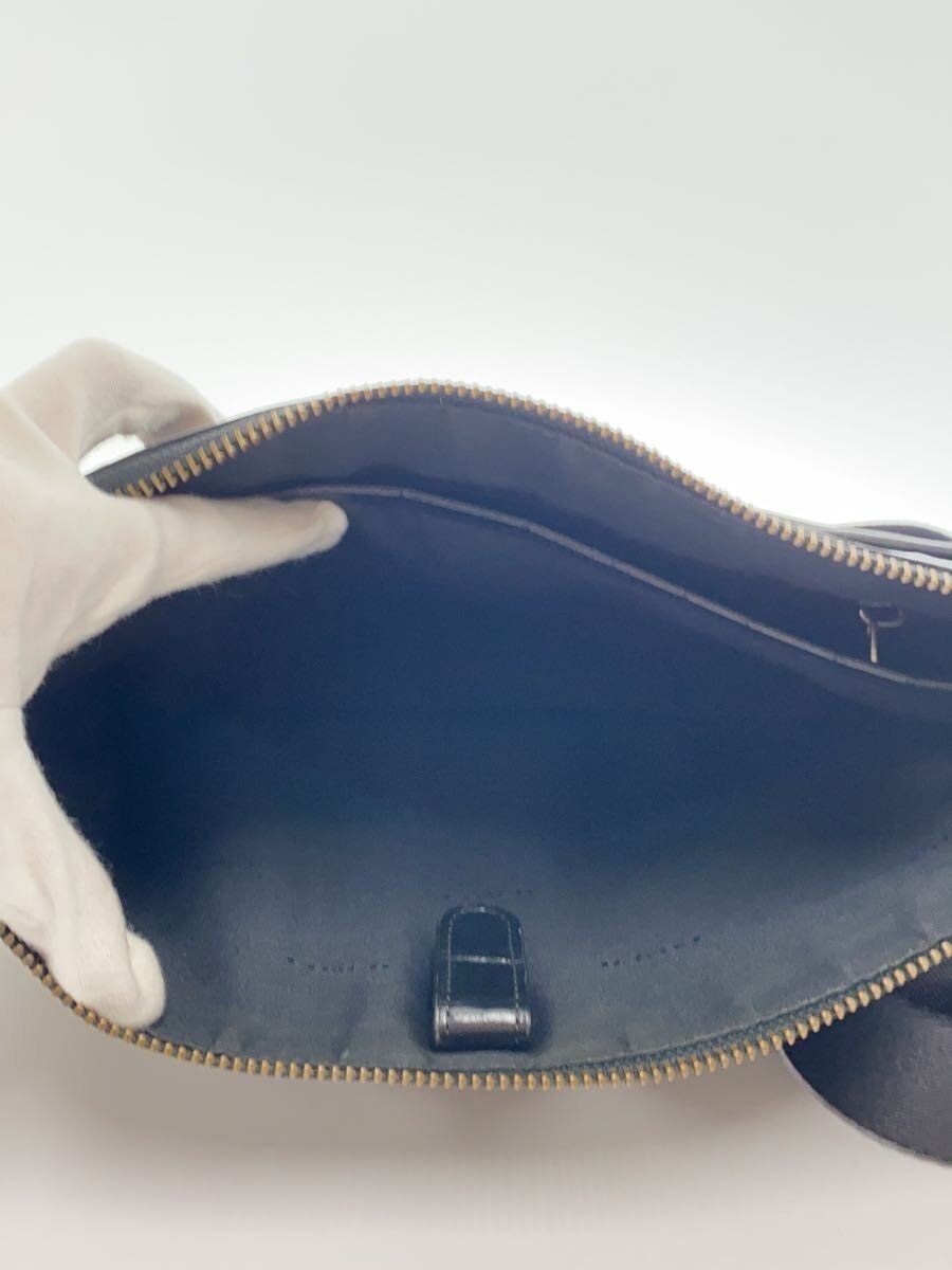 Coach Shoulder Bag Manhattan Convertible Slim Messenger Leather BLK 25992 Used
