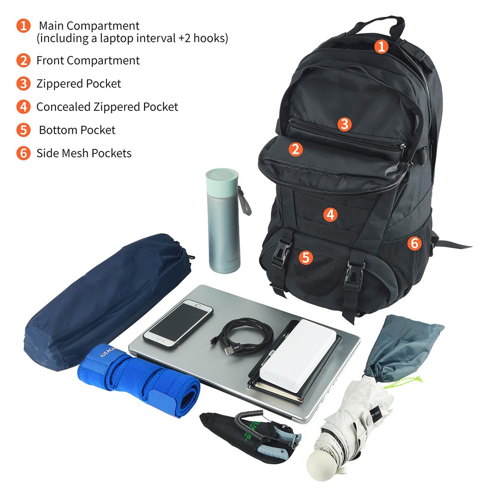 30L Tactical Backpack for College Students – Stylish & Functional Design