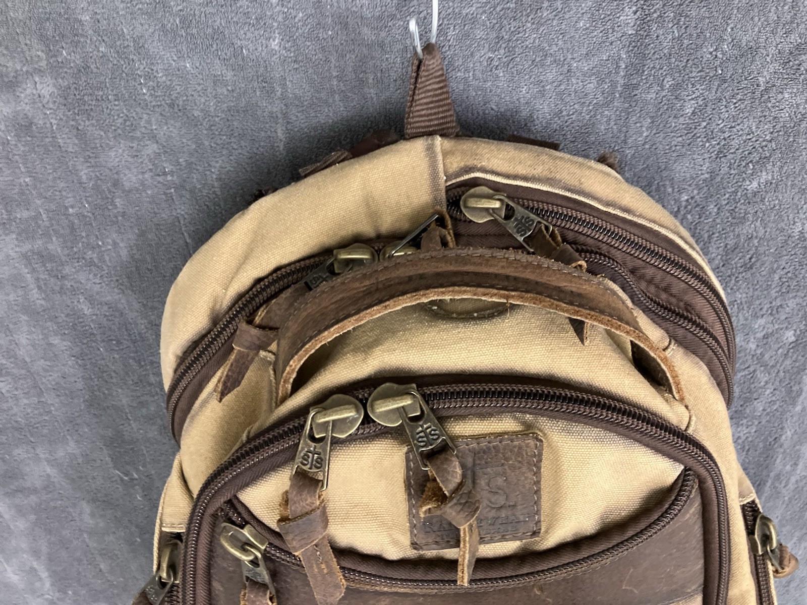 STS Buffalo Creek Theo Backpack Western Canvas Leather Laptop Conceal – ISSUES