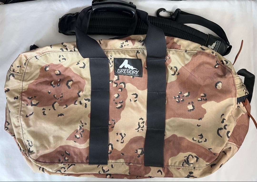 Gregory Vhtf Silver Tag Boston Bag Chocolate Chip Camo M Size Men’s Bags, Backp