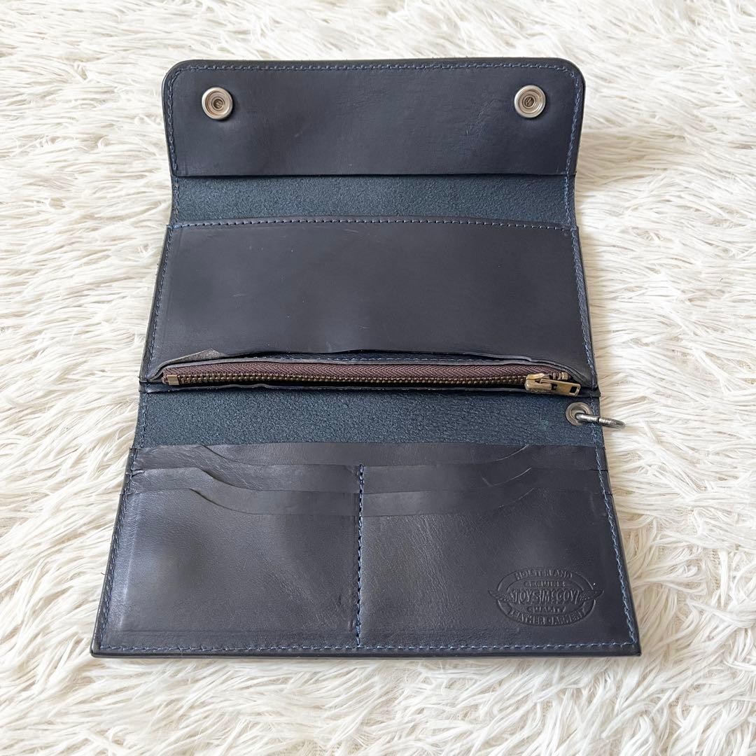 Toys McCOY Long Wallet Navy Black Double Snap Button Business Casual