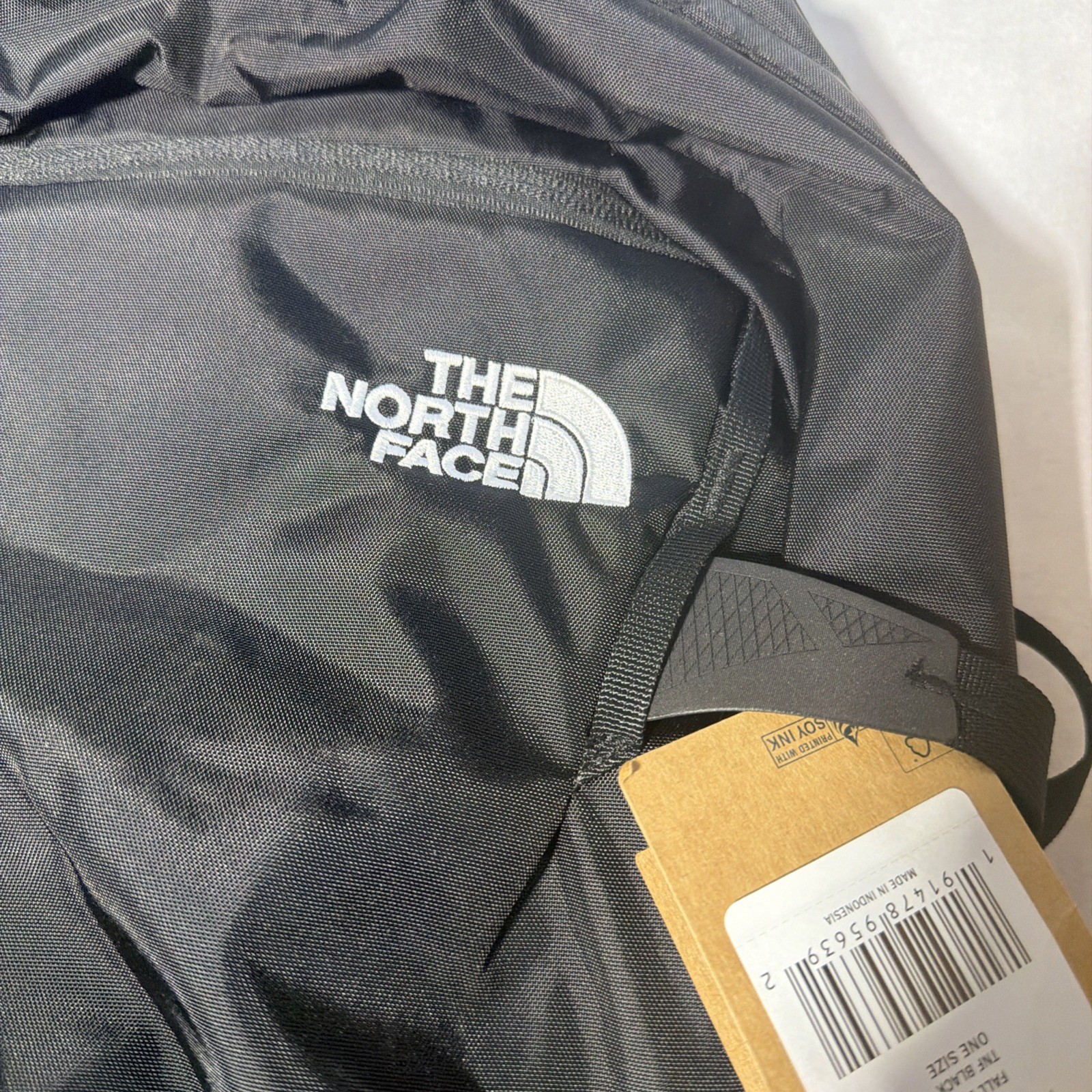 The North Face Fall Line Backpack With An Embroidered Logo Black
