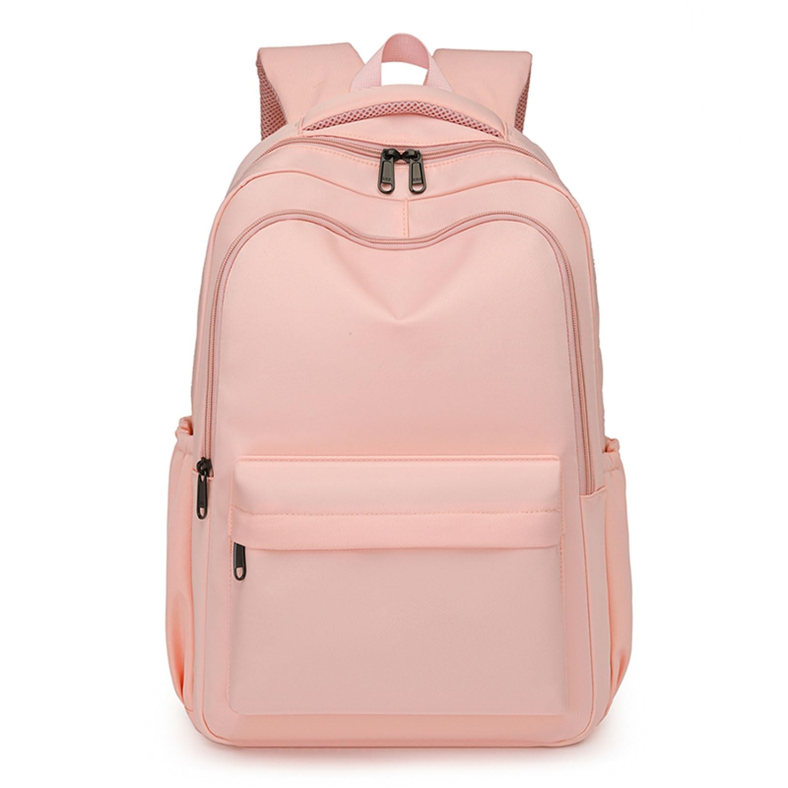 Pink Cute College Aesthetic Backpack For Teen Girls Large Laptop Daypack Bag