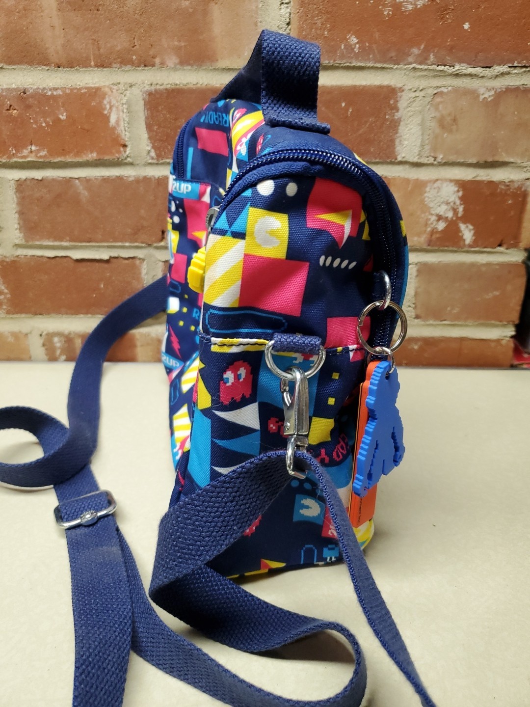 Kipling PAC-Man Insulated Lunch Cooler Bag Shoulder Strap Collab READ!