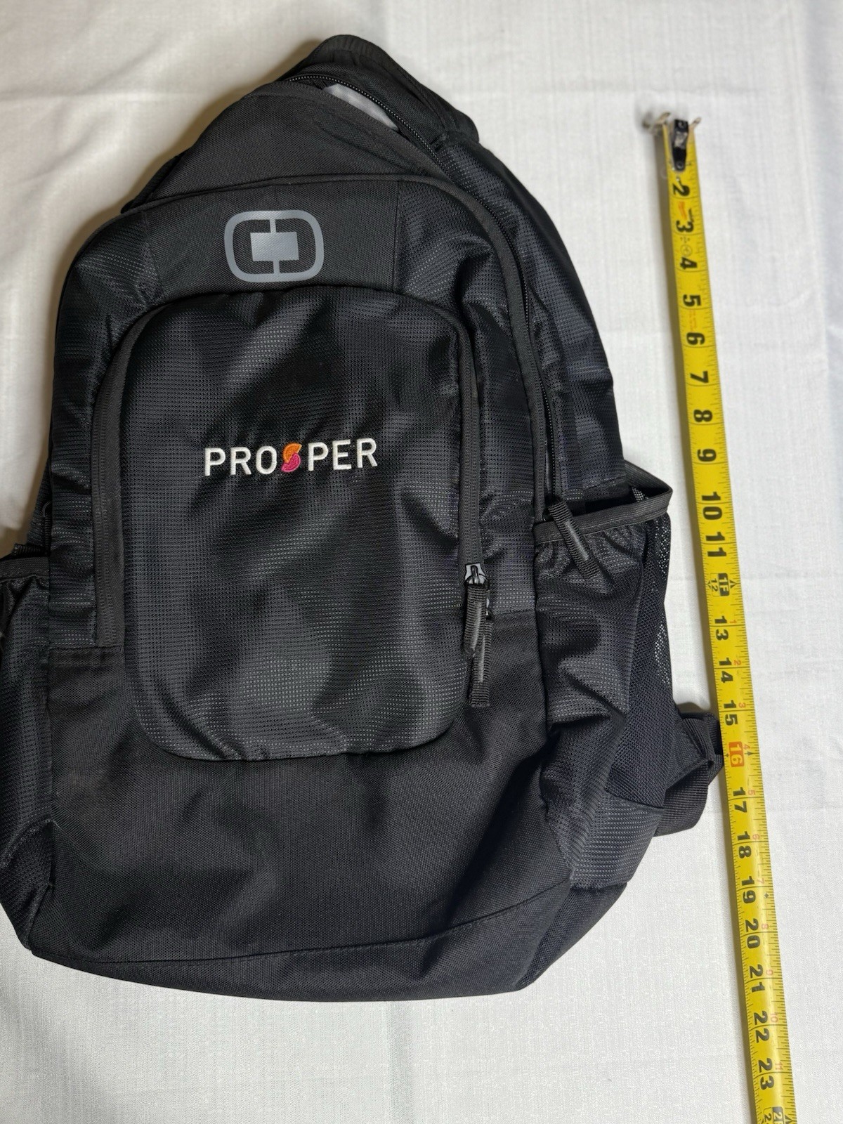 OGIO Logan Pack, Backpack, Gray, Brand – Ergonomic “Prosper” logo