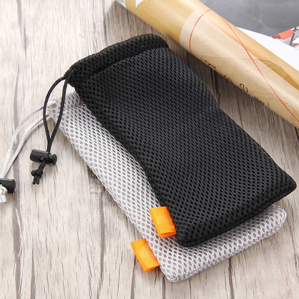 Nylon Mesh Drawstring Bag,Mesh Drawstring Storage Bag for Mobile Phone and Po…