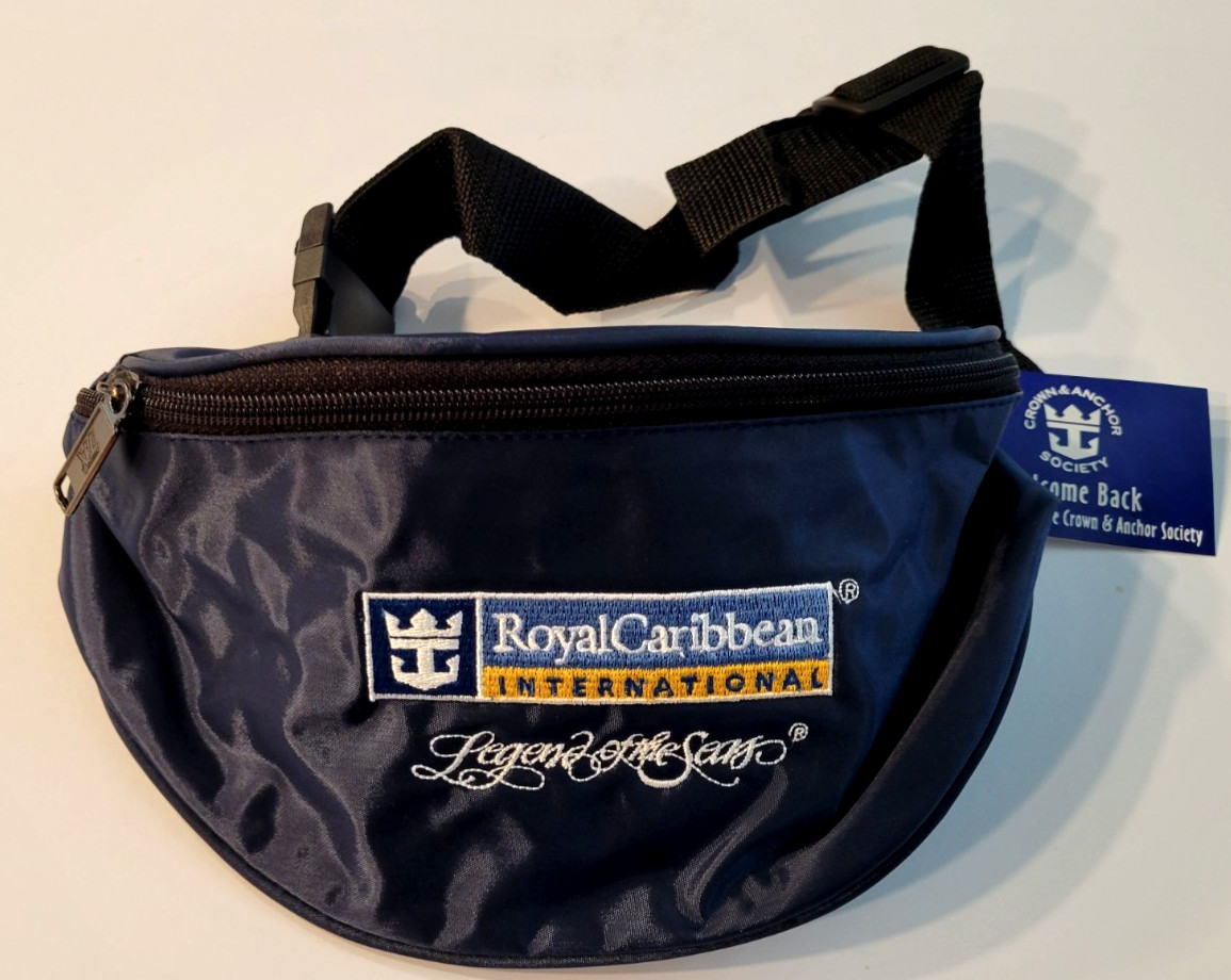 Vintage Fanny Pack Royal Caribbean Legend Of The Seas Cruise Hip Travel Bag NEW