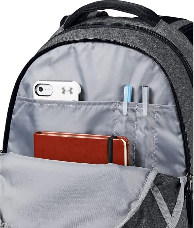 Under Armour Hustle 5.0 Storm Backpack 1361176 School Laptop UA Book Bag