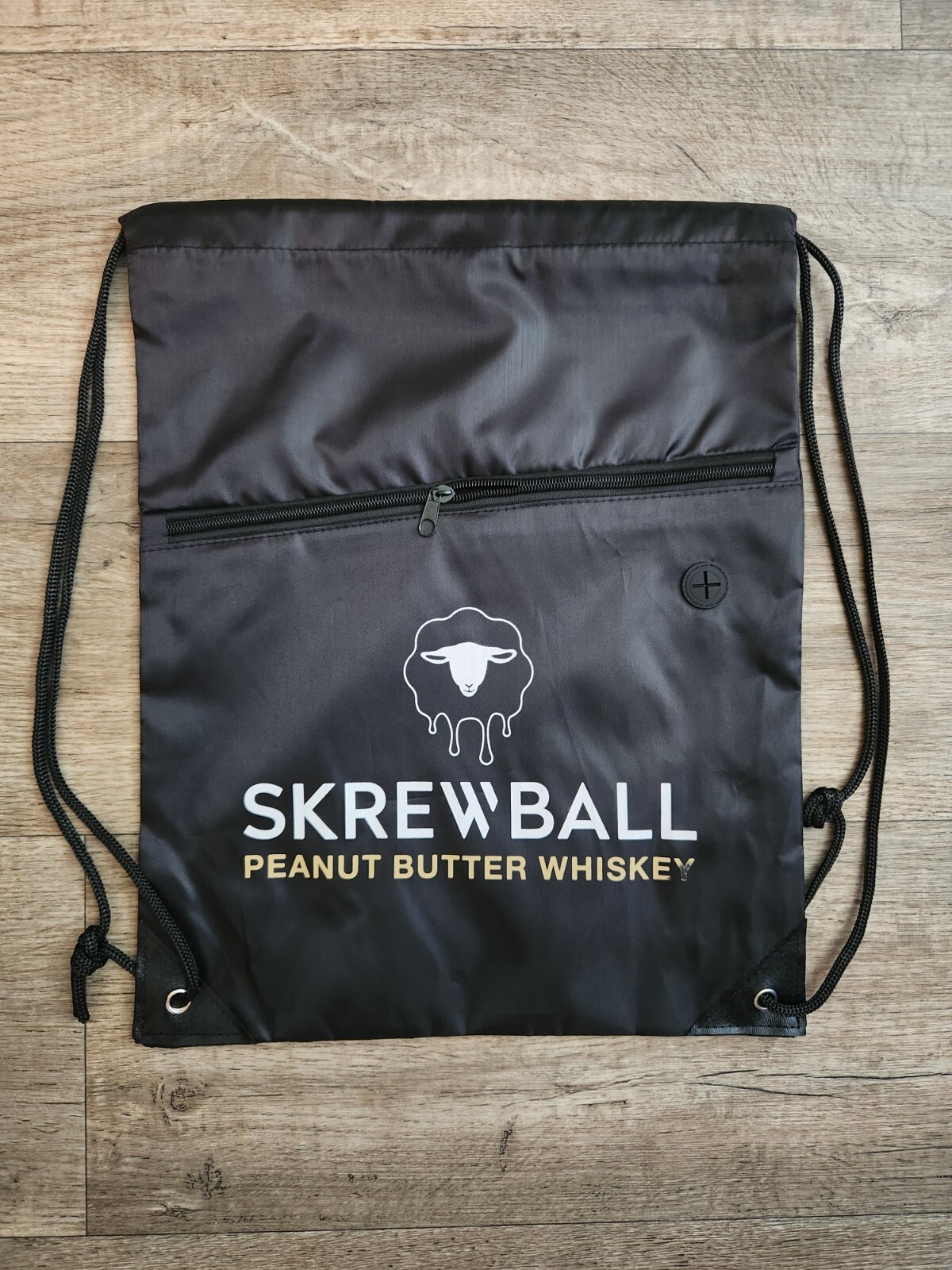 SKREWBALL 2 String Drawstring Backpack Cinch Sack Gym Tote Bag Sport Pack Nylon