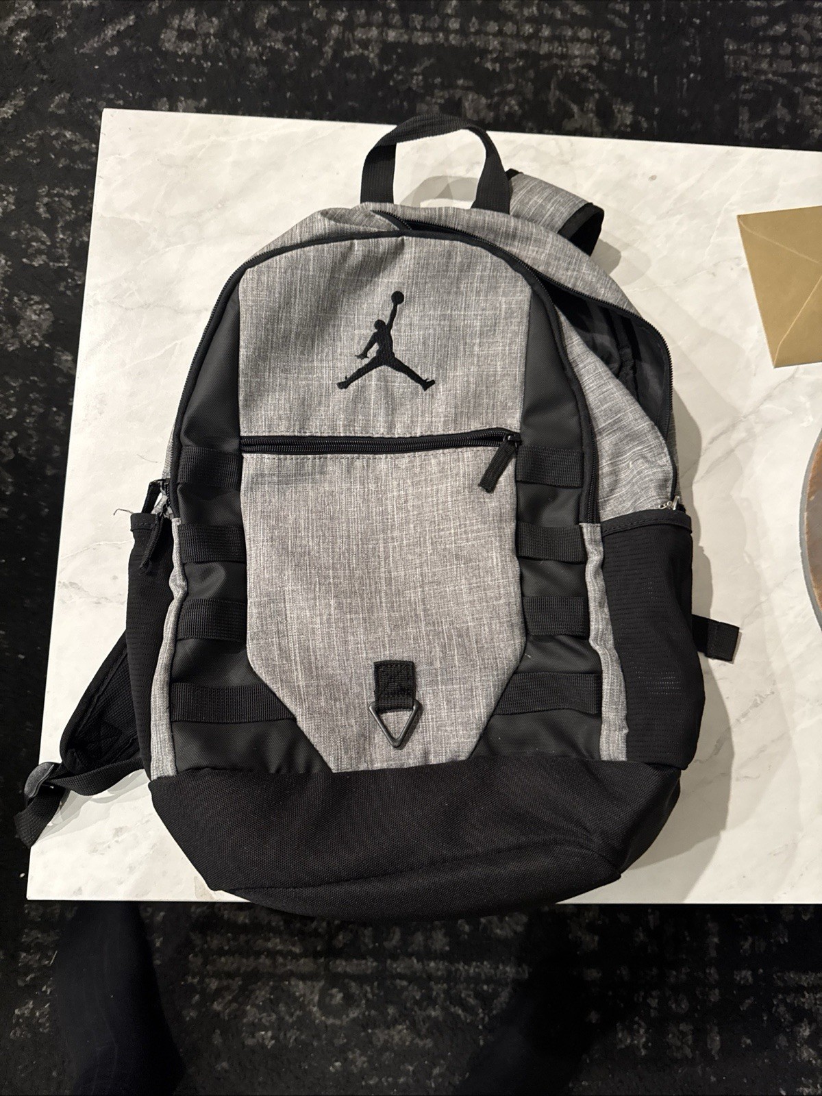 Nike Air Michael Jordan Jumpman Carbon Heather Backpack (9A0692-GEH) Free Ship